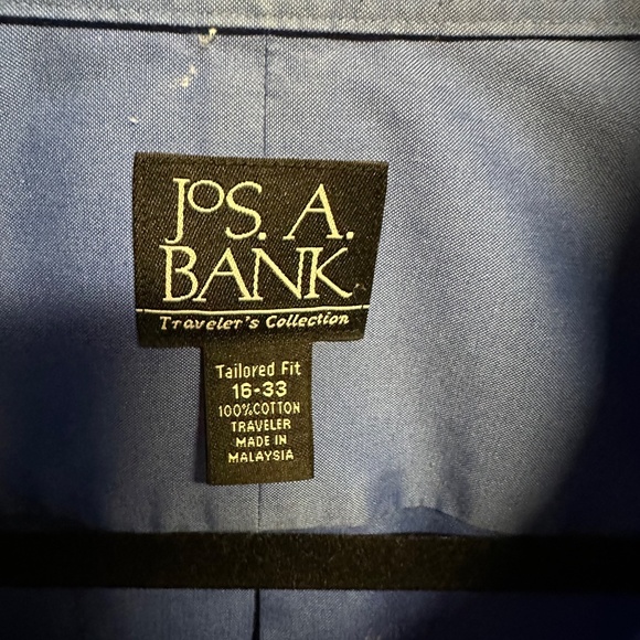 Blue JoS. A. BANK Dress Shirt - Picture 2 of 3